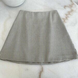 Wilfred (Aritzia) New Classic Check Mini Skirt